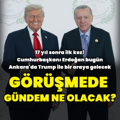 Erdoğan-Trump görüşmesinde gündem ne olacak?
