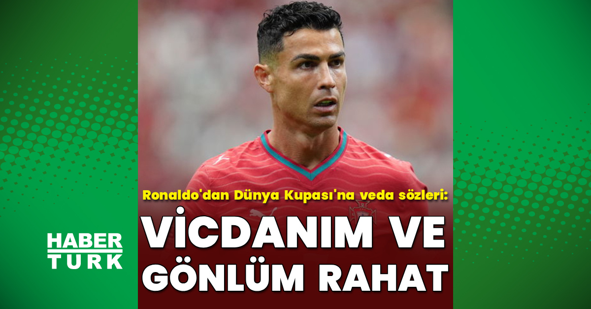 Ronaldo: Vicdanım ve gönlüm rahat!