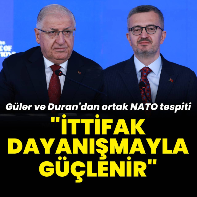 "İttifak dayanışmayla güçlenir"