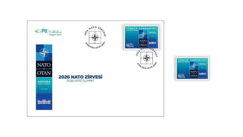 NATO Zirvesi için anma pulu ve ilk gün zarfı