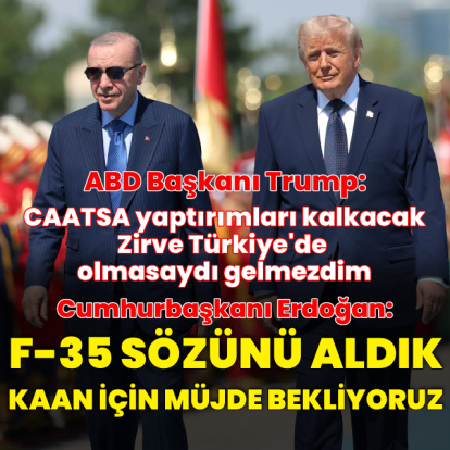 ABD Başkanı Trump Ankara'da