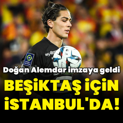 Doğan Alemdar Beşiktaş için İstanbul'da!