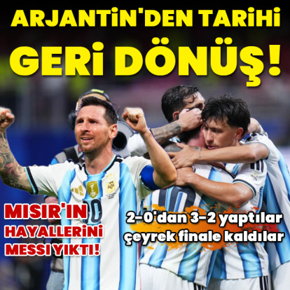 Arjantin'den tarihi geri dönüş!