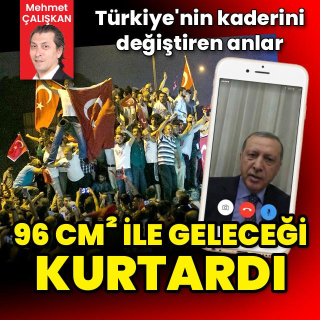 96 cm² ile geleceği kurtardı