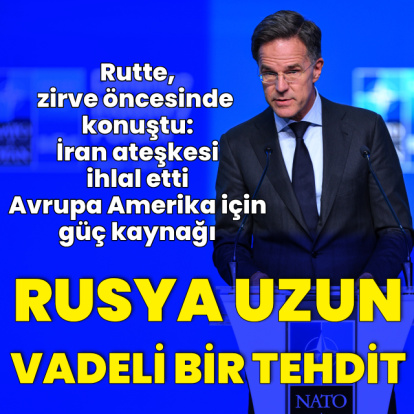 Rutte: Rusya uzun vadeli bir tehdit