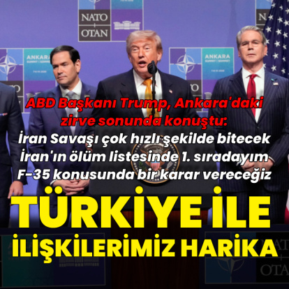 ABD Başkanı Trump'tan NATO Zirvesi sonunda açıklamalar