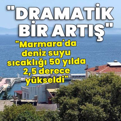 "Marmara'da deniz suyu sıcaklığı 50 yılda 2,5 derece arttı"