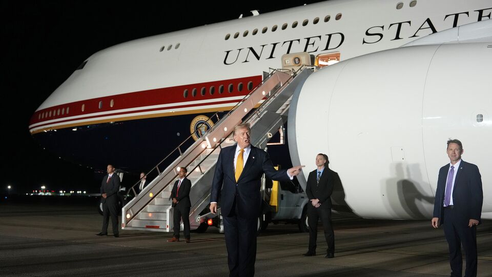 Trump'tan Ankara dönüşü beklenmedik uçak değişikliği