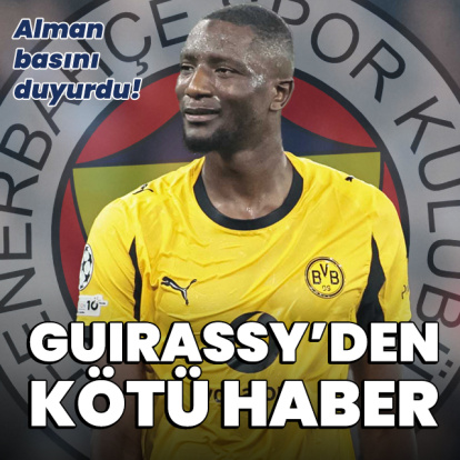 Guirassy'den F.Bahçe'ye kötü haber!