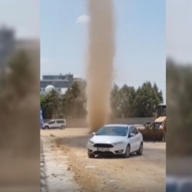 Mardin'de hortum kameralarda