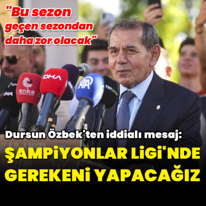 "Şampiyonlar Ligi'nde gerekeni yapacağız"