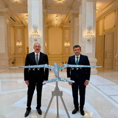 Aliyev, Selçuk Bayraktar'ı kabul etti