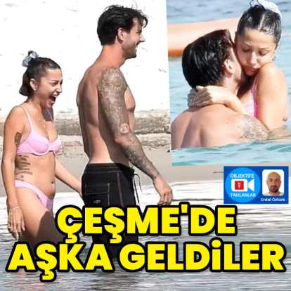 Denizde aşk dolu anlar