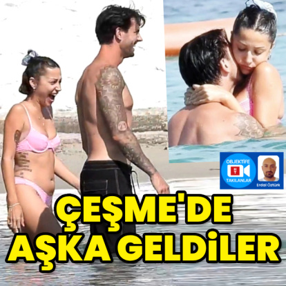 Denizde aşk dolu anlar