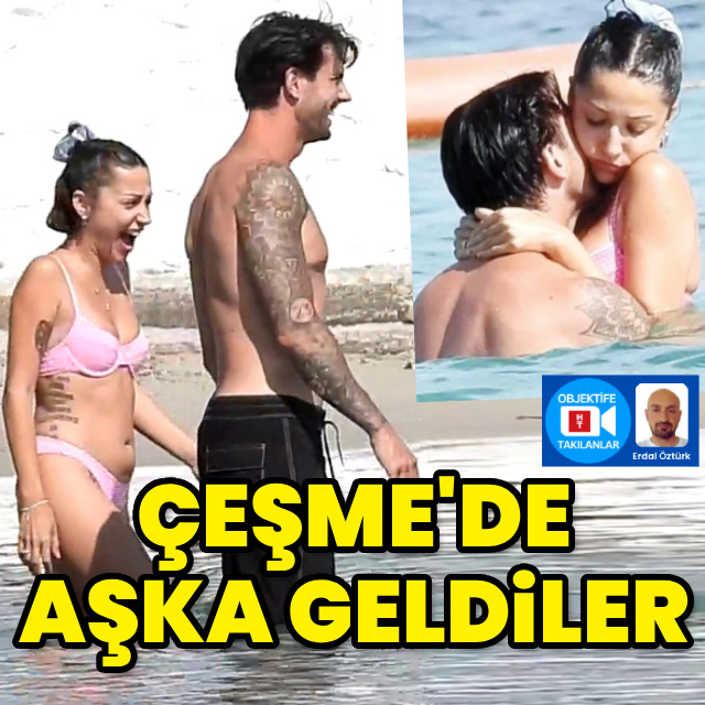 Denizde aşk dolu anlar