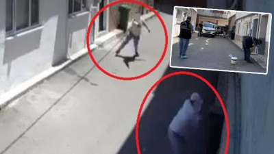 Silahlı çatışma kamerada... Sokakta kanlı son!