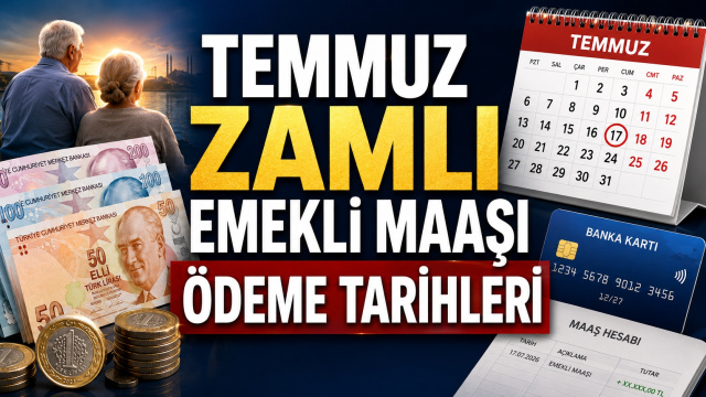Zamlı emekli maaşı ödeme tarihleri
