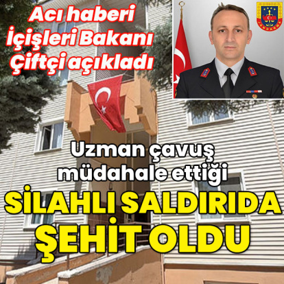 Bakan Çiftçi açıkladı... Bir uzman çavuş çatışmada şehit oldu!
