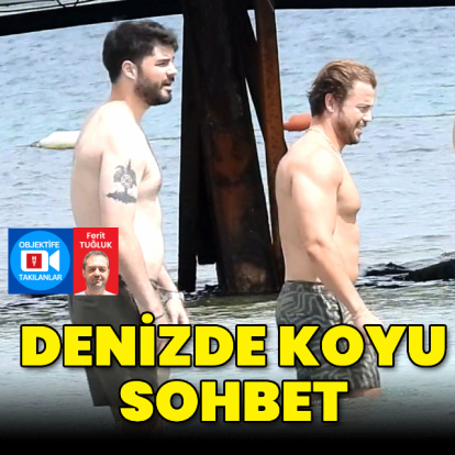 Denizde koyu sohbet
