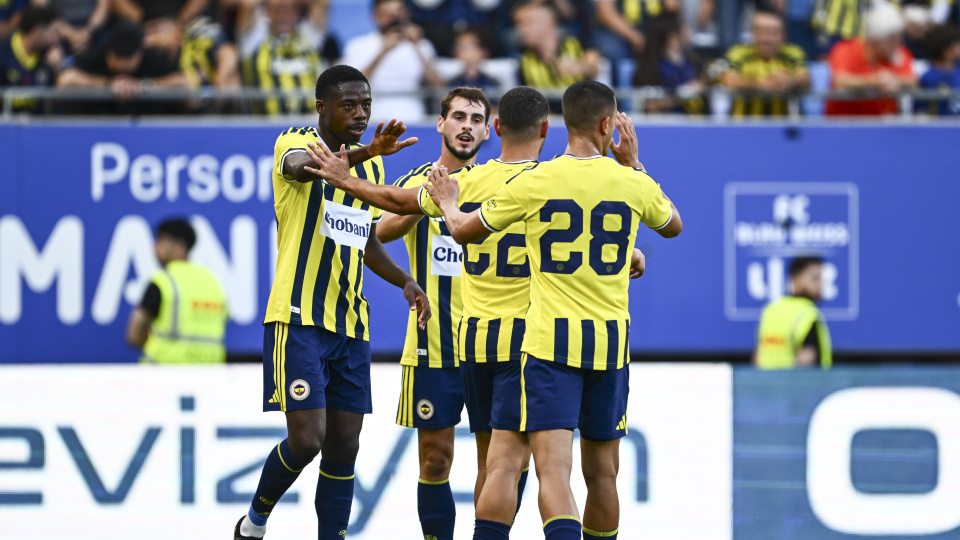 F.Bahçe, hazırlık maçında farklı kazandı!