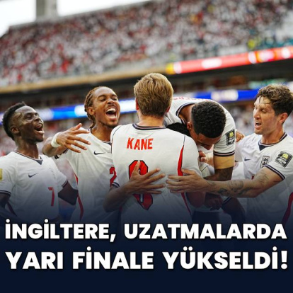 İngiltere, uzatmalarda yarı finale yükseldi!
