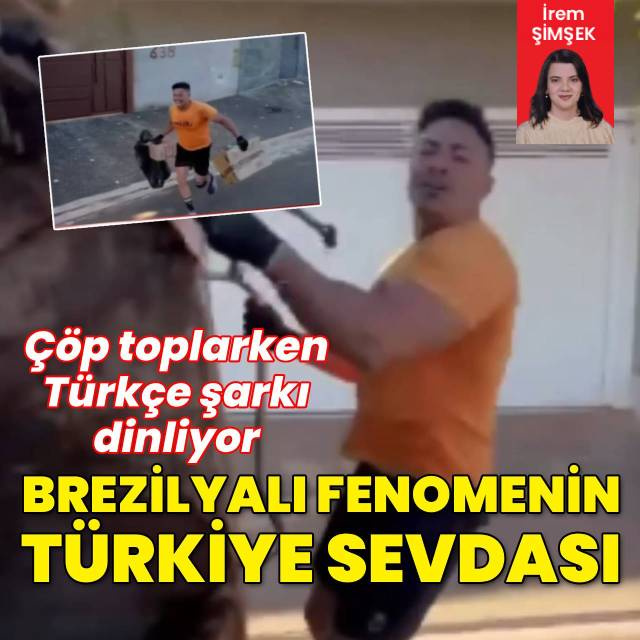 Brezilyalı temizlik işçisinin Türkiye aşkı