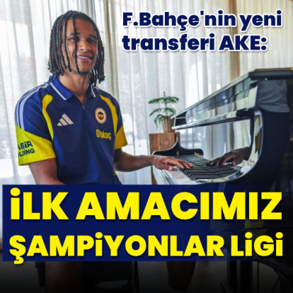 "İlk amacımız Şampiyonlar Ligi"