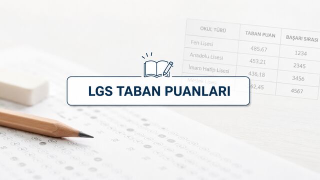 Lise LGS taban puanları