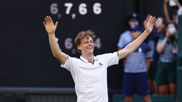 Wimbledon'un kralı Sinner!