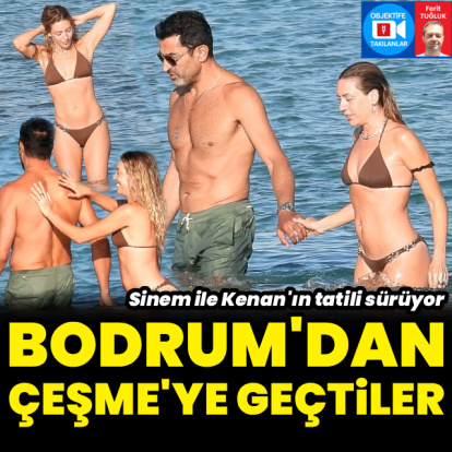 Bodrum'dan Çeşme'ye geçtiler