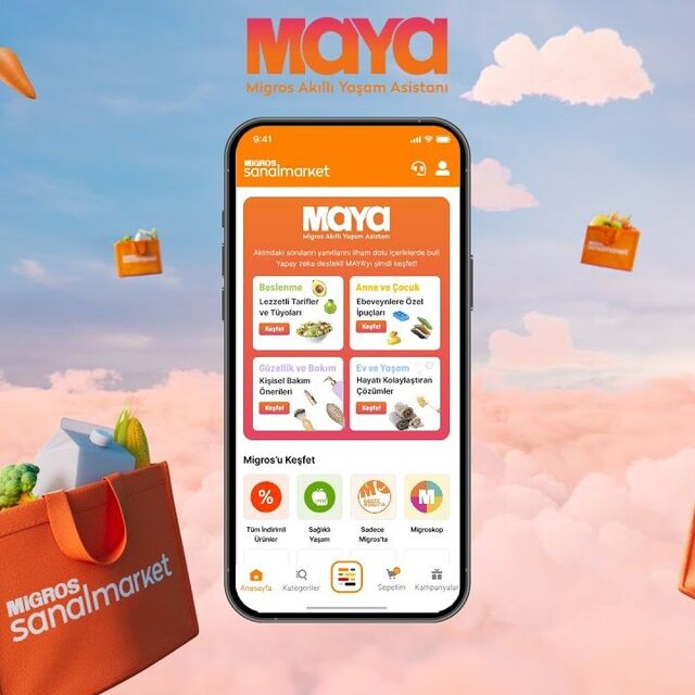 Migros’tan, yapay zeka asistanı MAYA