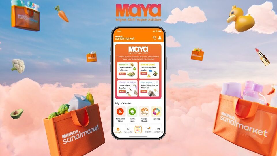 Migros'tan, yapay zeka asistanı MAYA