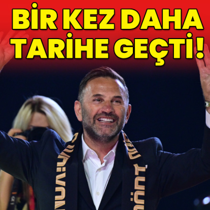 Okan Buruk bir kez daha tarihe geçti!