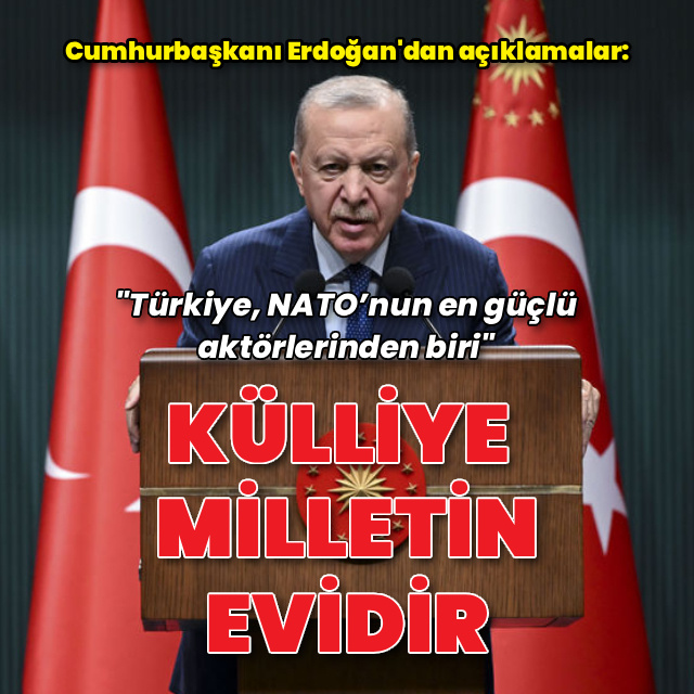 Cumhurbaşkanı Erdoğan: Külliye milletin evidir