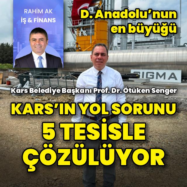 Yol sorununu çözecek 5 tesis yapıyor