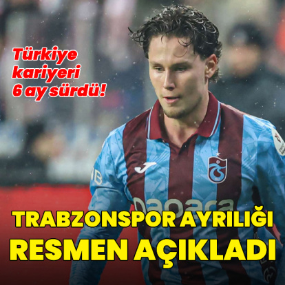 Trabzonspor ayrılığı resmen açıkladı!