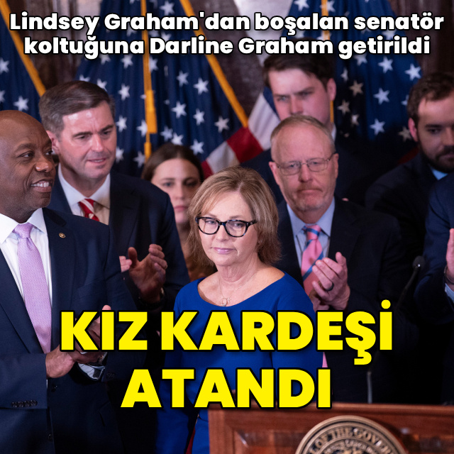 Lindsey Graham'dan boşalan koltuğa kız kardeşi atandı