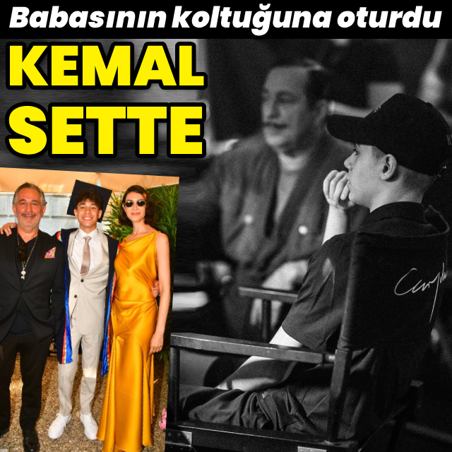 Babasının koltuğuna oturdu
