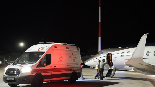 Ambulans uçak, Tülin bebek için havalandı