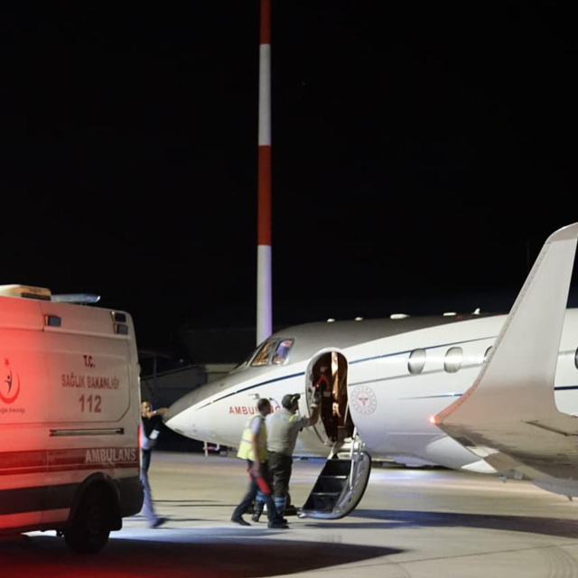 Ambulans uçak, Tülin bebek için havalandı