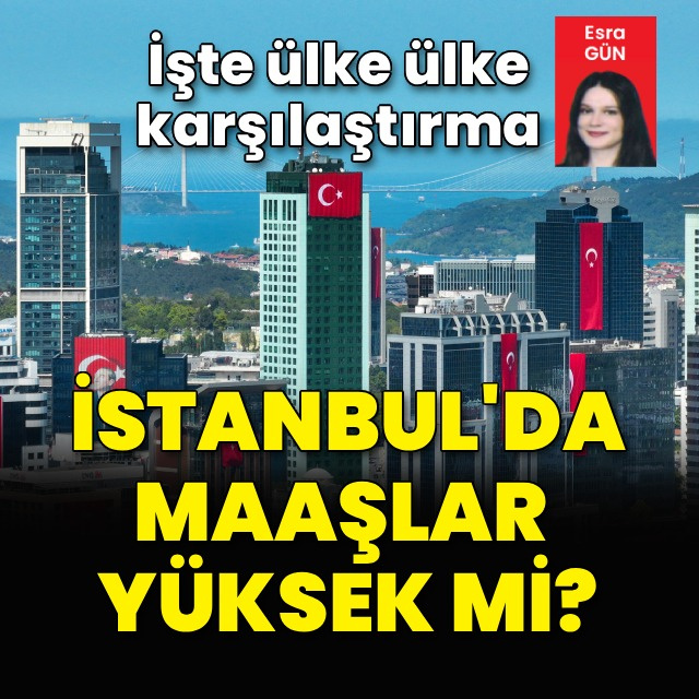 İstanbul'da maaşlar yüksek mi?