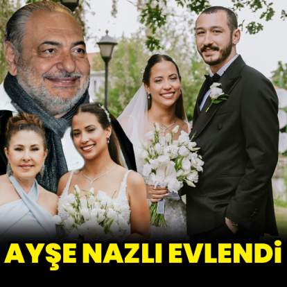 Nilüfer'in kızı Ayşe Nazlı evlendi