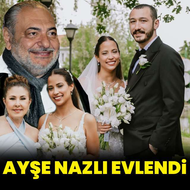 Nilüfer'in kızı Ayşe Nazlı evlendi