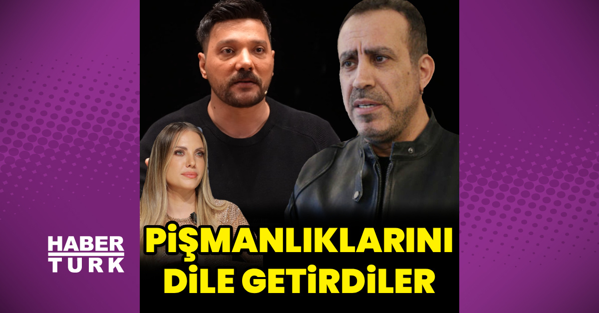 Pişmanlıklarını paylaştılar