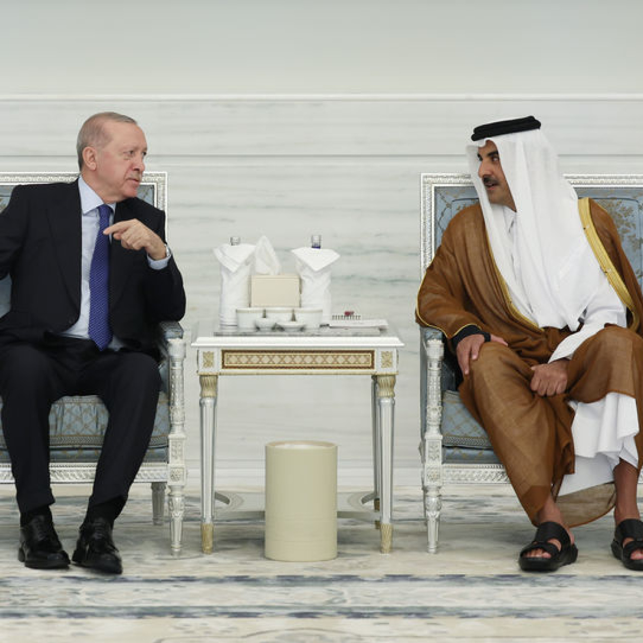 Cumhurbaşkanı Erdoğan Katar'da