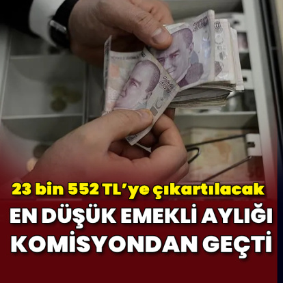 En düşük emekli aylığı maddesi komisyondan geçti