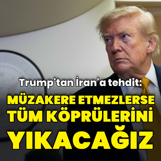 Trump'tan İran'a tehdit