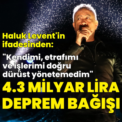 4.3 milyar liralık deprem bağışı ve borsa itirafı