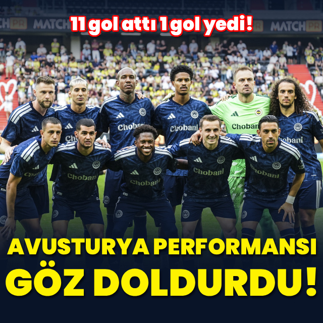 Fenerbahçe, Avusturya'da göz doldurdu!