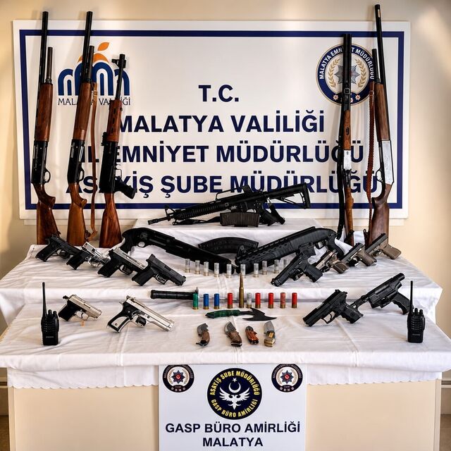 Silah teşhiri operasyonu: 56 gözaltı